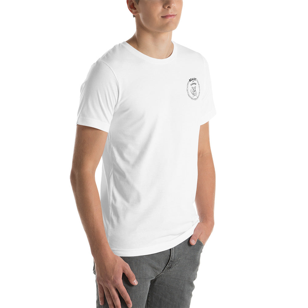 B&C Pig Logo Unisex Short Sleeve T-Shirt (White)
