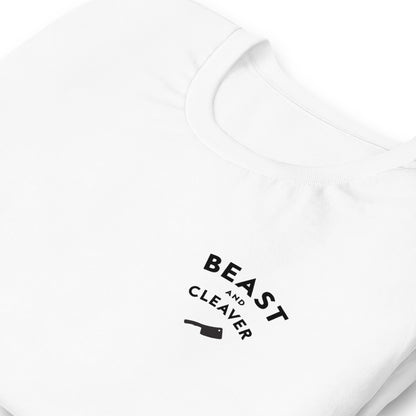 B&C Logo Unisex Short Sleeve T-Shirt (White)